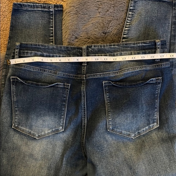 Distressed Blue Jeans for Women - Picture 9 of 11